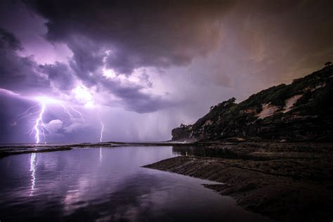 Lightning Storm from the Clouds in Dee Why, New South Wales, Australia ...