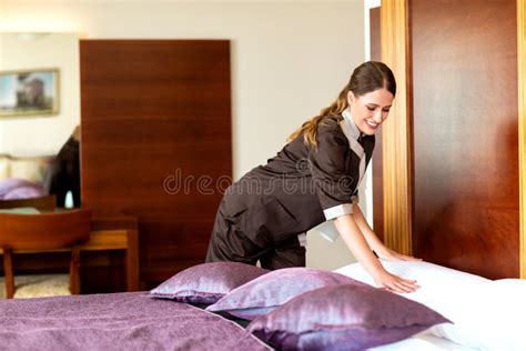 Professional Cleaning Service in a Hotel Room Stock Image - Image of manual, clean: 168900657