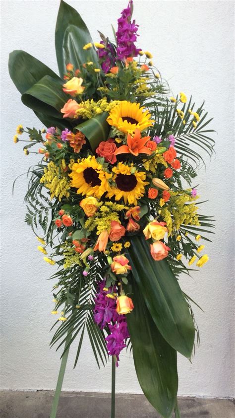 Celebration of life in Standing spray | Flower delivery, Sympathy flowers, Fresh flower delivery