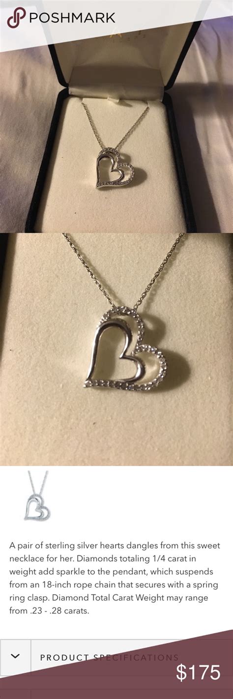 Brand new!! Kay Jewelers Diamond heart necklace | Heart necklace diamond, Heart necklace ...