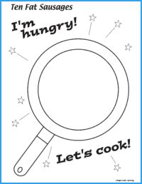 Ten Fat Sausages Worksheet | Maple Leaf Learning Library