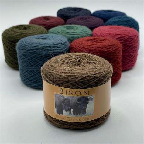 Pure Bison: 100% Bison Yarn | Windy Valley Muskox