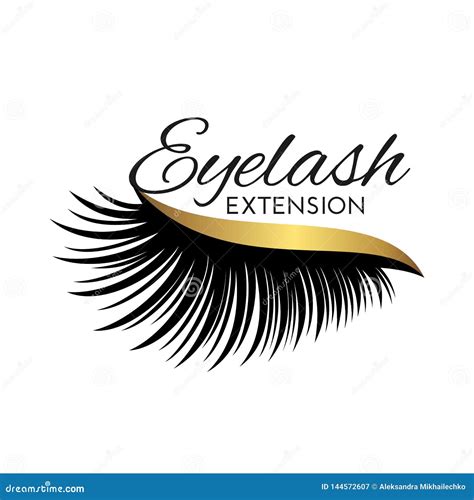 Eyelash Extension Logo, Eyelash Extension Logo Vector Illustration ...