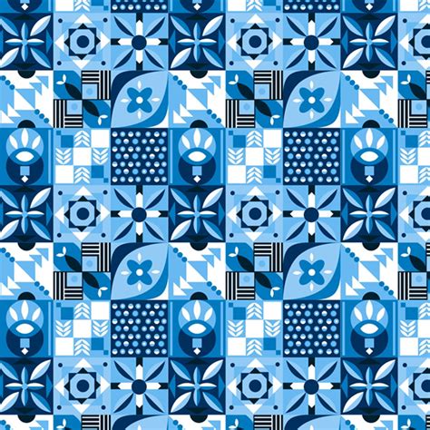 Mozaic patterns on Behance