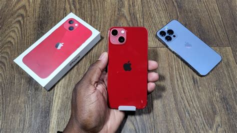 iPhone 13 Product Red Unboxing and First Impressions! 🔥🔥🔥 - YouTube