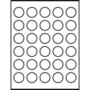 Template for Avery Presta® 94505 Round Labels 1-1/4" diameter | Avery.com