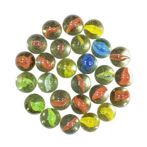 NPRC 50 Pcs Supreme Marble Glass Playing Balls (Kanche, Goli ...