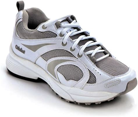 Orthofeet 99112 Sydney Women's Comfort Extra Depth Shoe: White/Grey 9 ...