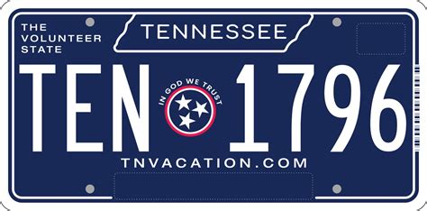 Tennessee unveils new blue license plate design