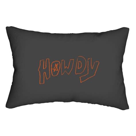 Ryan Trahan Merch Howdy Logo Lumbar Pillows sold by Neverevermiat | SKU ...