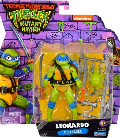 Teenage Mutant Ninja Turtles: Mutant Mayhem: Leonardo: Action Figure ...