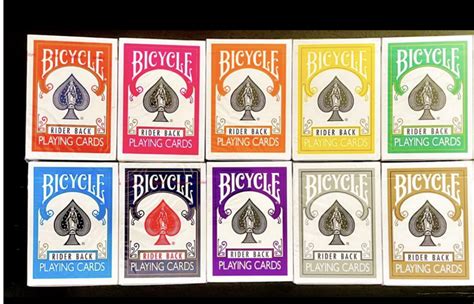 Bicycle Rider Back Playing Cards Color Collection – Card-Addiction.com