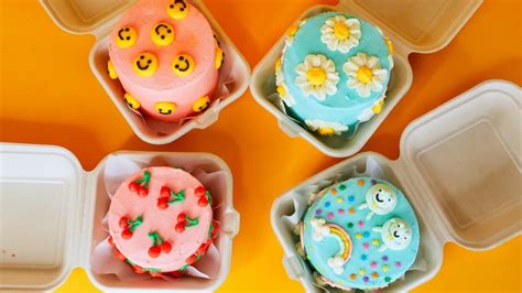 Mini Korean Cakes | Lunch Box Cakes | Ale Hervi - YouTube