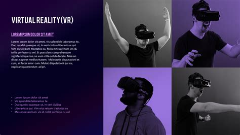 Virtual Reality (VR) Simple PowerPoint Template Design