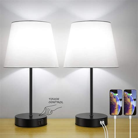 Nightstand Lamps Set Of 2 With Usb Ports : Buy Set Of 2 Touch Control 3 ...