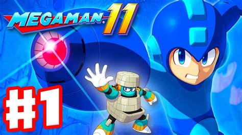 Mega Man 11 - Gameplay Walkthrough Part 1 - Intro and Block Man Stage! (PC) - YouTube