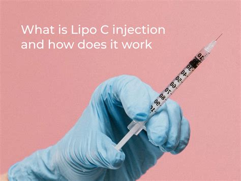 What is Lipo C injection and how does it work - Better Weigh Medical