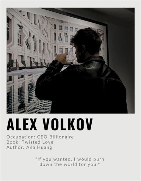 Alex Volkov | Romance series books, Romantic books, Book aesthetic