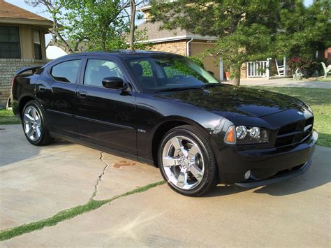 2009 Dodge Charger R/T, black with sparkle clear coat. She drives great ...