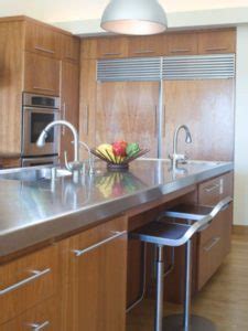 10 Beautiful Stainless Steel Kitchen Island Designs