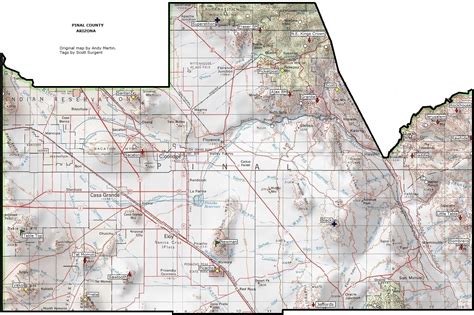 Arizona Peaks, 1,000-feet of Prominence and Higher (www.surgent.net)