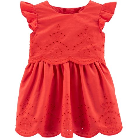 Carters Baby Girls' Eyelet Dress | Baby Girls' Dresses | Apparel - Shop ...