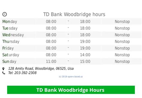 TD Bank Hours 2023 - TD Bank Open/ Close & Holidays Hours