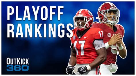 Unveiling The Current College Football Playoff Rankings - Win Big Sports