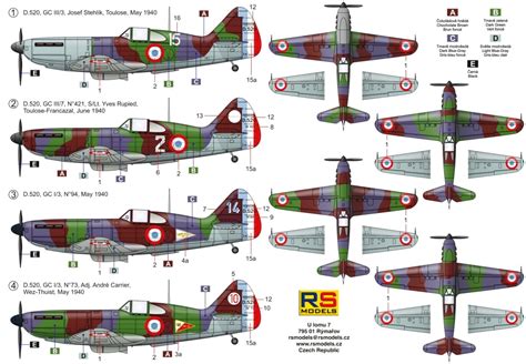 1/72 Dewoitine D-520 - 1/72 aircraft plastic or resin kit