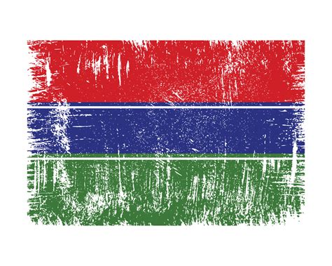 Gambia Flag Vector 10832123 Vector Art at Vecteezy