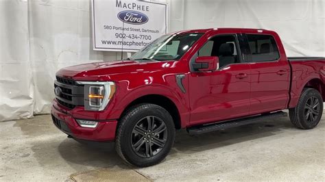 RAPID RED 2022 Ford F-150 LARIAT Review - MacPhee Ford - YouTube