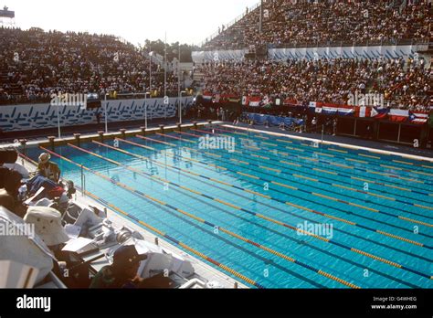 Barcelona Olympic Games 1992 - Swimming - Piscines Bernat Picornell Stock Photo: 106283368 - Alamy