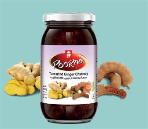 Tamarind ginger chutney at best price in Thiruvananthapuram by Pooram Foods | ID: 2850800090691