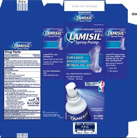 Lamisil AT Spray: Package Insert / Prescribing Information