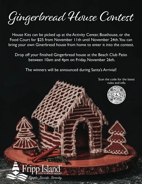 Gingerbread House Contest - Fripp Island Resort