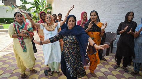 Neeraj Chopra’s family celebrates his silver medal in Panipat village ...