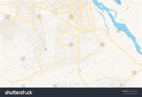 Printable Street Map Jimeta Nigeria Map 스톡 벡터(로열티 프리) 1558520681 | Shutterstock