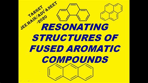 Resonating structures of napthalene,anthracene, phenanthrene & pyrene ...