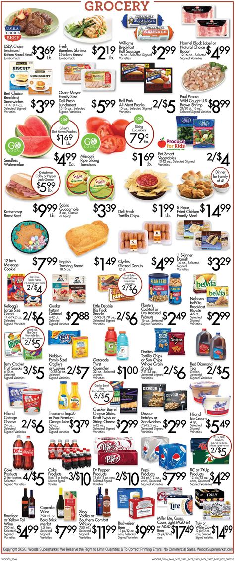 Woods Supermarket Current weekly ad 08/05 - 08/11/2020 [2] - frequent ...