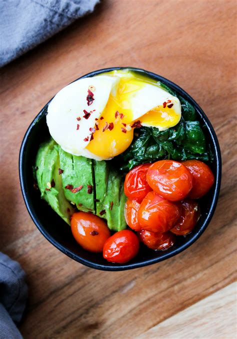 Poached Eggs & Garlic Spinach - The Whole Cook