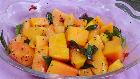 Papaya Fruit Salad Recipe ( If you don't like eat directly then you can ... | Salad recipes ...