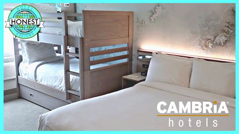 Cambria Hotel Anaheim - 1 Bedroom King Room Tour (Sleeps up to 7!) - YouTube