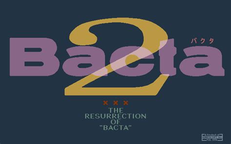 Download Bacta 2: The Resurrection of Bacta (PC-98) - My Abandonware