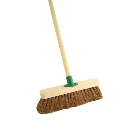 Coco Soft Broom with Handle 12 inch F.01/Black T/C4