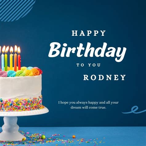 100+ HD Happy Birthday Rodney Cake Images And Shayari