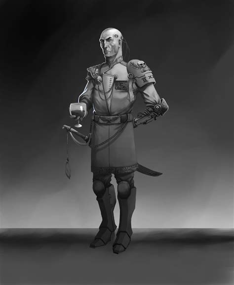 ArtStation - Imperial Guard Officer Warhammer 40k