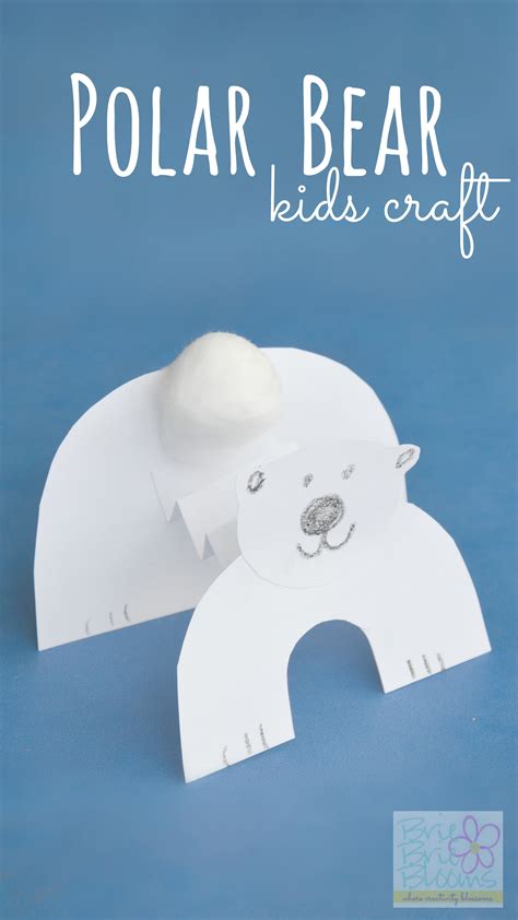 Polar Bear kids craft to celebrate International Polar Bear Day - Brie ...