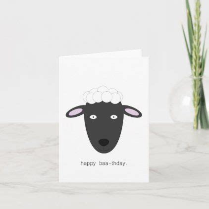 Sheep birthday card | Zazzle | Birthday cards, Sheep cards, Custom ...