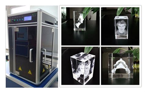 800W 3D Glass Crystal Laser Engraving Machine , Sub Surface Engraving Equipment