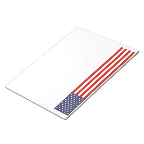 Big American flag note pads | Stars and stripes | Zazzle.com | Note pad, American flag, Custom ...